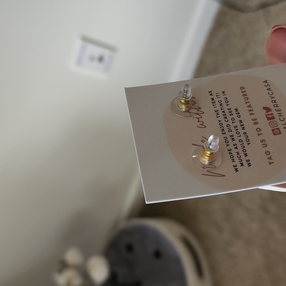 NWT Polymer Leaf Earrings *Part of 3 for $35 deal* - Picture 2 of 2